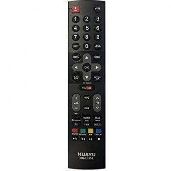 Control Remoto De Reemplazo para Skyworth Smart TV LED LCD, con BotóN De Youtube, Negro