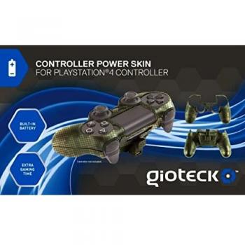 Gioteck - Controller Power Skin, Batería Incorporada, Color Camo