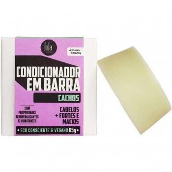 Acondicionador Sólido Nutritivo para Cabello Rizado Lola Cosmetics Em Barra 65g