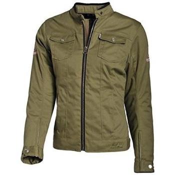 BERING Lady Bikini Chaqueta de Moto para mujer, color Caqui, talla T2/40FR