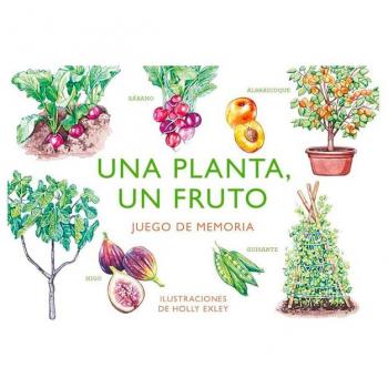 Una planta, un fruto - Juego de memoria educativo que enseña sobre la relación entre plantas y sus frutos, incluye ilustraciones coloridas y tarjetas para jugar, adecuado para niños y familias