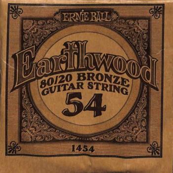 Ernie Ball Earthwood 80/20 Bronze Acoustic Guitar Strings - .054 Gauge