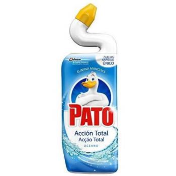 PATO® WC Fragancia Océano, Limpiador Quitamanchas para Inodoro, 750 ml