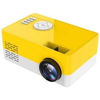 Mini proyector portátil J15, compatible con 1080P, reproductor multimedia de bolsillo para el hogar y amigos