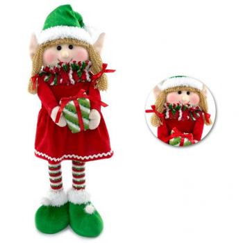 Muñeca de Elfa con Vestido rojo de 51 cm