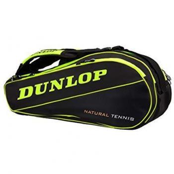 Dunlop 0045566908360 Fundas de Raquetas, Unisex-Adult, Yellow/Black