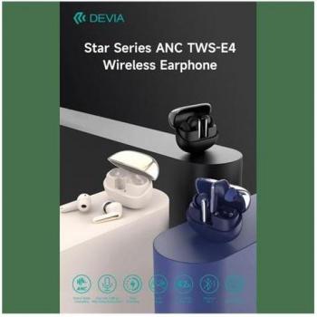 Auriculares Bluetooth TWS EM409 con ANC, Inalámbricos, 7 horas de autonomía, Color Azul