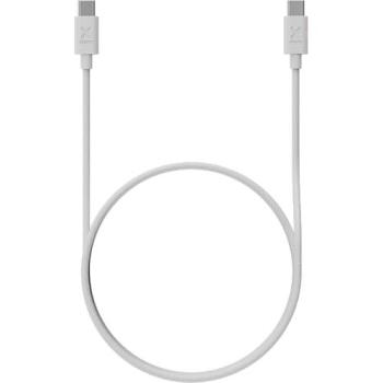 Cable USB-C Xtorm Go2 - Carga rápida 100W, 1m, Nylon trenzado, Blanco