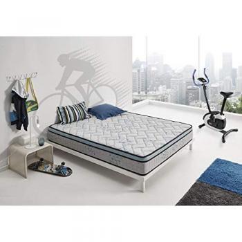 Colchón Viscoelástico Sport Life 140x190 cm Altura 27 cm ±2 Firmeza Media-Alta
