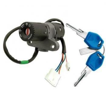 Cerradura de Contacto para Moto Rieju RS2, Compatible con Motor Hispania y Peugeot XR6/XR7, Repuestos de Ciclomotor