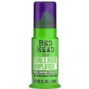 Bed Head by Tigi Curls Rock Amplifier Crema para Cabello Rizado 43ml - Crema remodeladora que proporciona flexibilidad a los rizos, ideal para definir y controlar el frizz en cabellos rizados