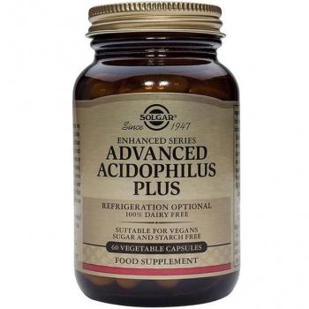 Solgar Advanced Acidophilus Plus (60 cápsulas)