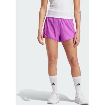Adidas Pacer Rib Shorts Mujeres Berry - S