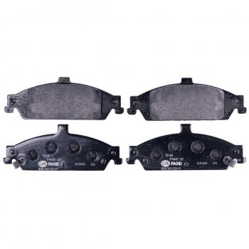 Juego de pastillas de freno HELLA con advertencia acústica para Chevrolet Alero - 4 pastillas por set - 8DB 355 020-911