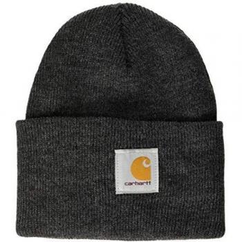 Carhartt A18 Men's Stretchable Rib Knit Acrylic Watch Hat - Dark Grey