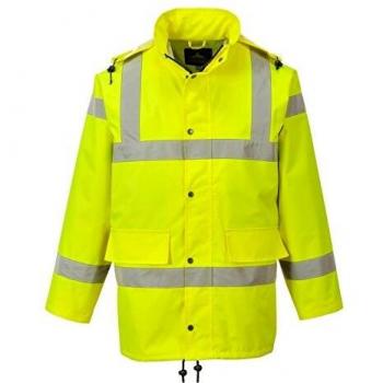Pantalones Transpirables Hi-Vis 300D Oxford Clase 1 Amarillo S