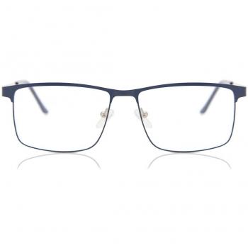 Gafas Anti-Azules Cuadrado Montuta Completa Metálico Azules Armazones para Hombre - SmartBuy Collection