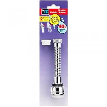 Aireador agua tubo flexible metalico con rosca Inofix