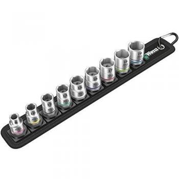 Wera 9 Piece 3/8 Drive Zyklop Socket Set