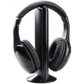 L-link LL-10758 - Auricular con microfono inalambrico, Color Negro