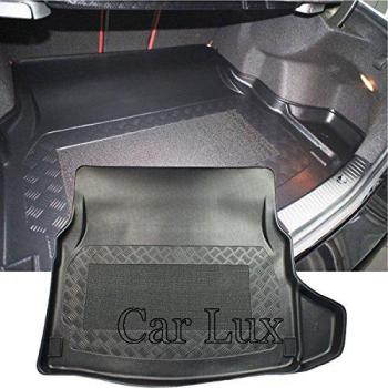 Car Lux AR03193 - Alfombra Cubeta Protector cubre maletero a medida con antideslizante para clase C W205 berlina