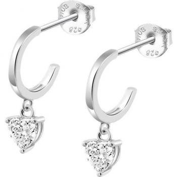 Pendientes Lotus Silver LP3628-4/1 Moments de Plata con Circonitas y Motivo Corazón para Mujer