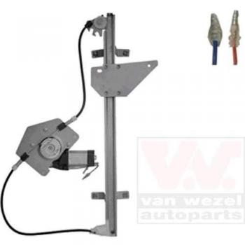 Elevalunas eléctrico VAN WEZEL 4371261, compatible con vehículos, incluye motor y mecanismo de elevación, fácil instalación, fabricado con materiales de alta calidad para mayor durabilidad