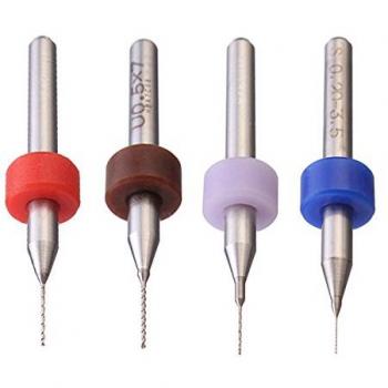 Alamor 4Pcs Limpieza De La Boquilla 0.5mm / 0.4mm / 0.3mm / 0.2mm Brocas para Extrusor De Impresora 3D