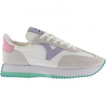 Zapatillas de mujer tipo running bajas con suela bicolor