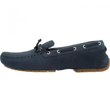 Mocasines Mujer Clarks Mocc Tie Azul