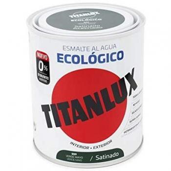 Titanlux Ecológico Esmalte al agua mulisuperficie Satinado Verde Mayo 250 ml