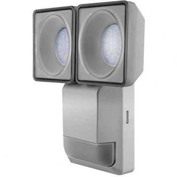 LEDVANCE Endura Pro Spot LED 16W Blanco con Sensor de Movimiento y Luz, Aplique de Pared Exterior, Estilo Moderno, 1500lm, 50D Simétrico, Temperatura de Color