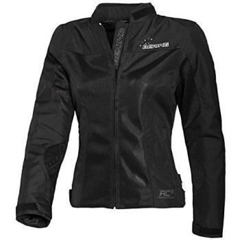 BERING Lady Keers Chaqueta de Moto para mujer, color Negro, talla T1/38FR