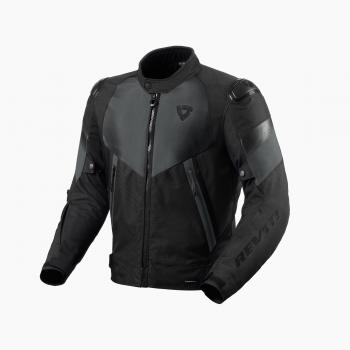 Chaqueta de Moto Textil Rev'it Control H2O Negra-Antracita S