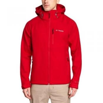 Columbia Cascade Ridge II Softshell - Chaqueta para hombre, color rojo, talla L