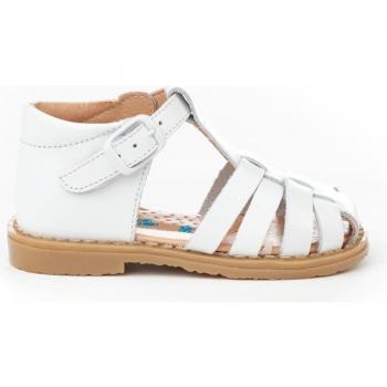 Sandalias de Niño ANGELITOS SANDALIA PIEL 539 BLANCO