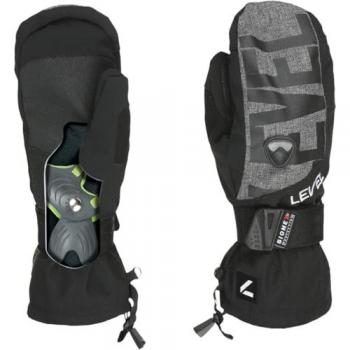 Manoplas Level Fly Unisex Negras y Grises XXL