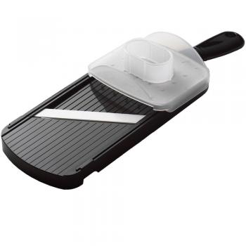 Kyocera CSN -202-BK - Mandolina, Regulable de 0.5 a 3 mm, Hoja de cerámica, Color negro