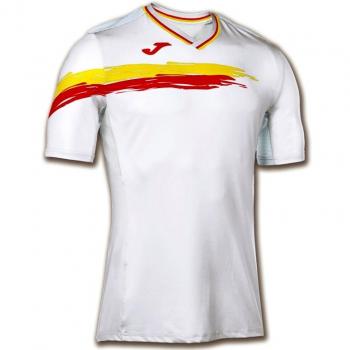 Joma Picasho Camiseta de Manga Corta, Hombre, Blanco, XL