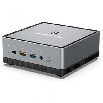 Mini PC AMD Ryzen 5 Pro 2500U | 16 GB RAM 256 GB M.2 SSD | Radeon Vega 8 Graphics | Windows 10 Pro | Intel WIFI6 AX200 BT 5.1 | 4K HDMI 2.0 Display USB-C | 2X RJ45 | 4X USB 3.1| Pequeño Formato