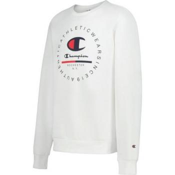 Sudadera de Hombre Champion Crewneck Blanca Powerblend Fleece