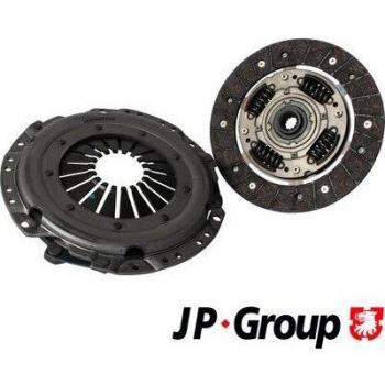 Kit de embrague JP GROUP 1230407510 - Clutch Kit con disco, plato de presión y rodamiento de empuje, diseñado para vehículos específicos, fabricado con materiales de alta calidad para un rendimiento óptimo y durabilidad