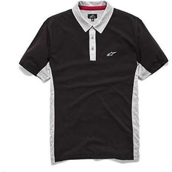 Alpinestars Men's Championship Polo Shirt, Black/Dark Gray, Large