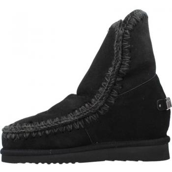 Botines Mujer Marca Mou Modelo Inner Wedgesh Color Negro BKBK