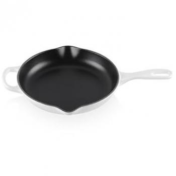 Sartén Skillet de Hierro Fundido Esmaltado Le Creuset 23cm Blanca