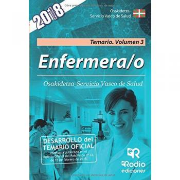 Enfermera/o. Osakidetza-Servicio Vasco de Salud. Temario. Volumen 3