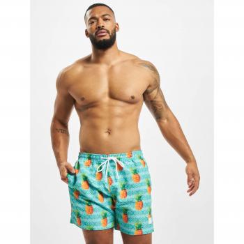Urban Classics Men's Pattern Swim Shorts - Plus Sizes, Pineapple AOP