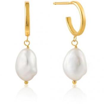 Pendientes Mujer Ania Haie E019-02G Plata de ley 2 cm