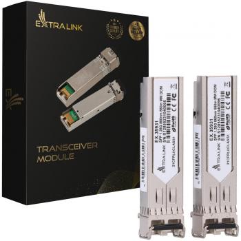 Transceptor SFP 1.25G 850nm 550m MM DOM (paquete de 2, dedicado a HP/Aruba)