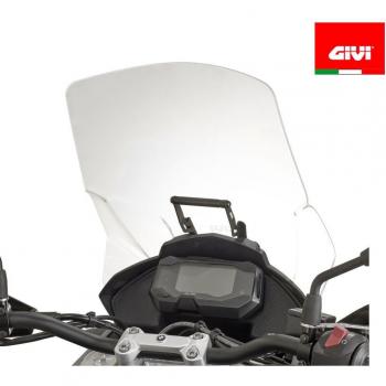 BARRA SOPORTE SMARTPHONE/GPS GIVI FB5126 - Barra GIVI para montar dispositivos detrás de la cúpula, compatible con BMW G310GS (modelos 2017-2022)